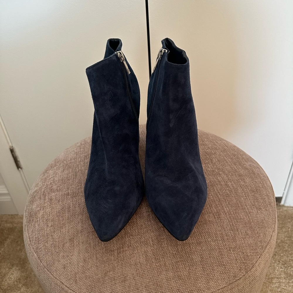 Navy Boots-size 9